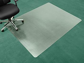 Carpet Chair Mat - No Lip, 60 x 72", Clear H-2337