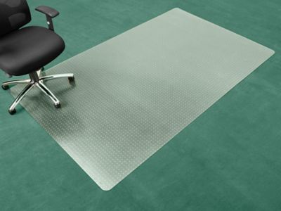 Carpet Chair Mat - No Lip, 60 x 96, Clear - ULINE - H-2338