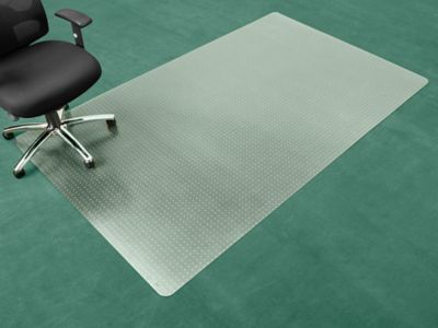 Tapis de Protection en Plastique Transparent, Coussin de Chaise  Antidérapant pour Plancher de Bois dans le Salon, Bureau, Bureau, 15,75 *  15,75 Pouces 