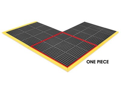 Rubberized Entry Mat - 3 x 6' H-1331 - Uline