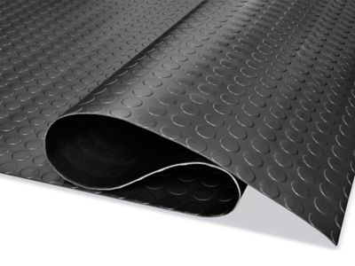 Garage Floor Mat - Coin, 8 1/2 x 22', Black