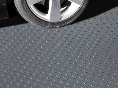 Garage Floor Mat - Diamond, 8 1/2 x 22