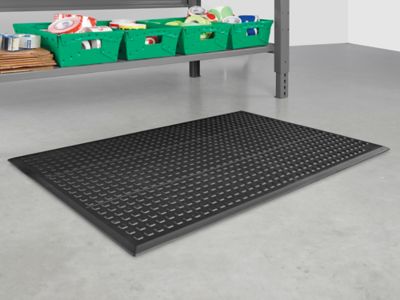 Slip Resistant Mat - Black, 7/8 Thick, 3 x 5' - ULINE - H-3595