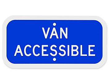 "Van Accessible" Parking Sign - 12 x 6" H-2379