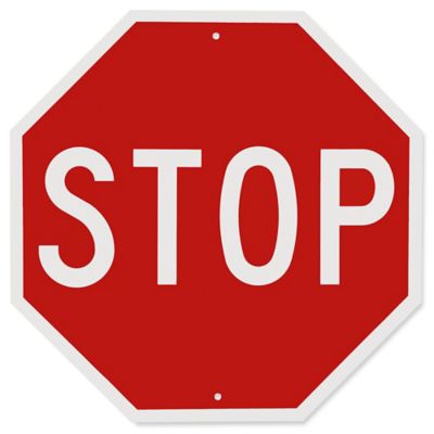 "Stop" Sign - 18 x 18", Engineer Grade