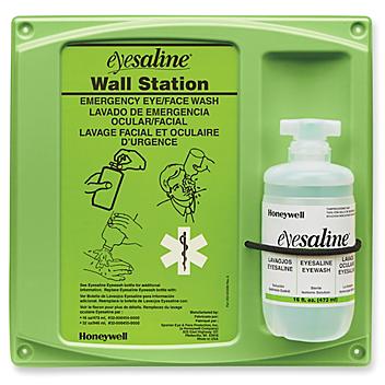 Secondary Single-Bottle Eyewash Wall Station - 16 oz Capacity H-2387