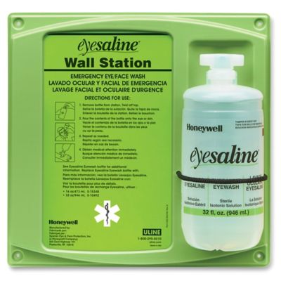 Honeywell Secondary Single-Bottle Eyewash Station - 32 oz Capacity H-2388