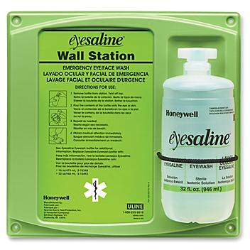 Secondary Single-Bottle Eyewash Wall Station - 32 oz Capacity H-2388