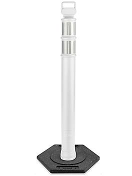 Delineator Post with Base - 45", White H-2391W