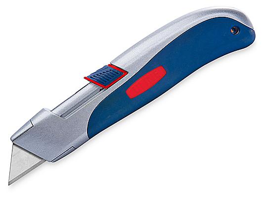 ULINE Comfort-Grip Self-Retracting Safety Knife - Qty of 6 - H-2403