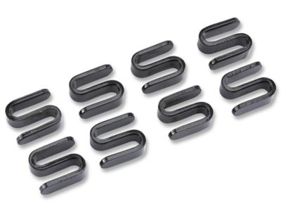 S-Hooks for Wire Shelving Units - Black H-2420S - Uline