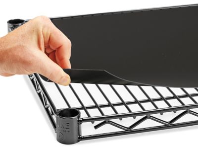 Plastic Shelf Liner - 36 x 18", Black H-2434BL