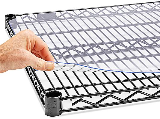 Plastic Shelf Liner 48 X 24 H 2440, Plastic Shelf Liner For Chrome Wire Shelving