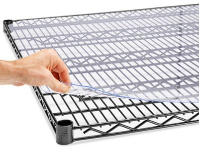 Shelf Liners for Wire Rack - Plastic Pre-Cut Shelving Covers –