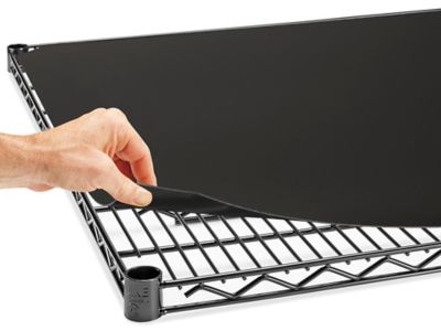 Plastic Shelf Liner - 72 x 36", Black H-2444BL