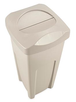 Rubbermaid&reg; Hands-Free Trash Can - 23 Gallon, Beige H-2445BE
