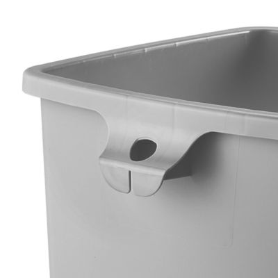 Rubbermaid® Hands-Free Trash Can - 23 Gallon, Gray H-2445GR - Uline