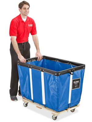 Vinyl Basket Truck - 10 Bushel, Blue H-2446BLU