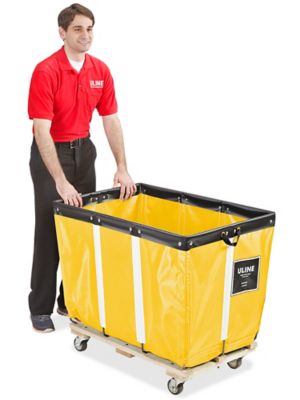Vinyl Basket Truck - 10 Bushel, Yellow H-2446Y