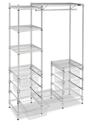 Sliding Storage Shelves, Sliding Wire Shelving in Stock - ULINE