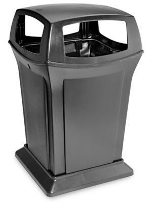  Rubbermaid<sup>&reg;</sup> Ranger<sup>&reg;</sup> Trash Can - 45 Gallon, 4-Way