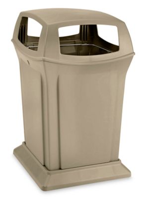 Uline Industrial Trash Liners - 55-60 Gallon, 1.5 Mil, Black S-13577 - Uline