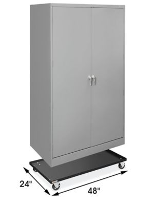 Cabinet Dolly - 48 x 24", Black H-2463BL - Uline