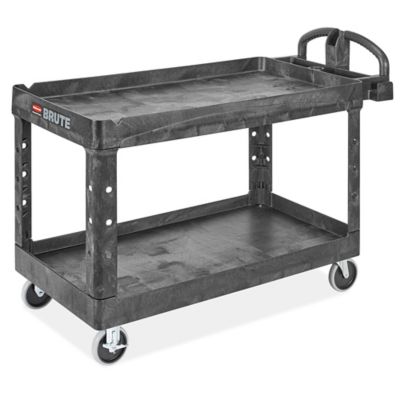 Rubbermaid&reg; Utility Cart - 54 x 25 x 33", Black H-2472BL