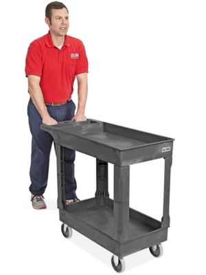 Uline Utility Cart - Narrow, 40 x 18 x 33"