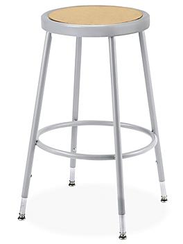 Shop Stool - Metal with Adjustable Legs H-2506