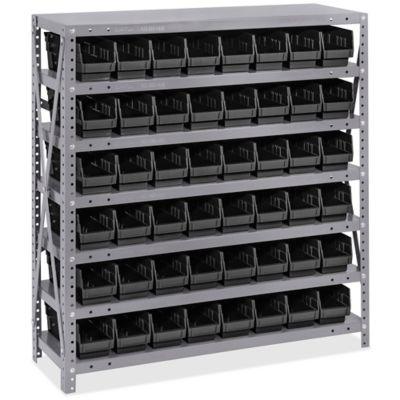 Organizador con Repisas para Gavetas 36 x 12 x 39" con Gavetas Negras