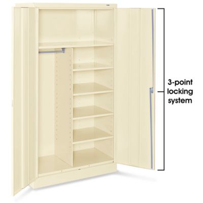 Supply Cabinet - 36 x 18 x 72, Tan H-2533T - Uline