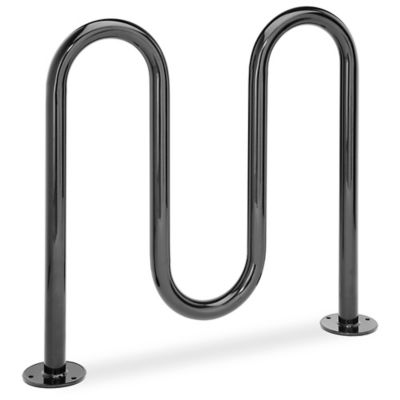 3-Loop Wave Style Bike Rack - 5 Bike Capacity