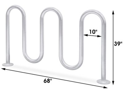 5 loop bike rack sale