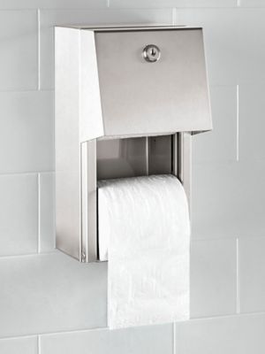 Lineal Double Post Toilet Tissue Holder