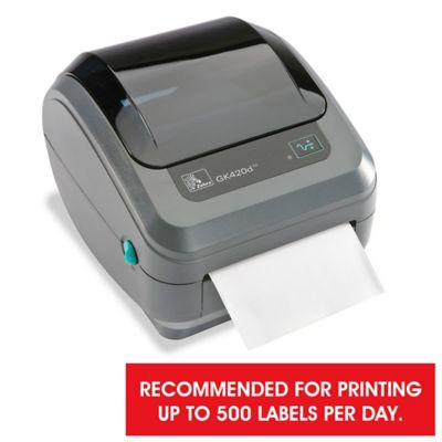 Zebra Gk420d Desktop Direct Thermal Barcode Printer H 2550 Uline 0415