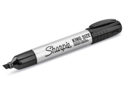 Sharpie King-Size Black Permanent Markers (Chisel Point) - 1