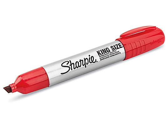 Sharpie® King Size Markers - Red H-255R - Uline