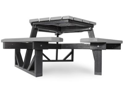 Hex Recycled Plastic Picnic Table - 46