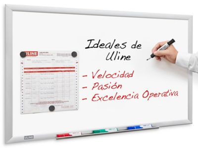 Pizarrón Blanco de Porcelana Magnética - 3 x 2' H-2566