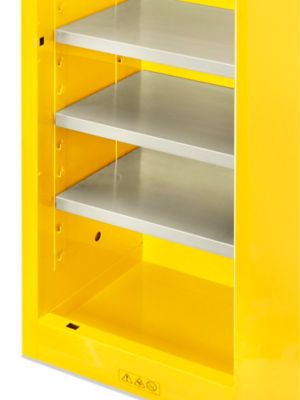 Slim Storage Cabinet - 24 x 18 x 66, Unassembled, White - ULINE - H-6317W