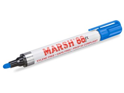 Marsh® Paint Markers - Blue H-257BLU - Uline