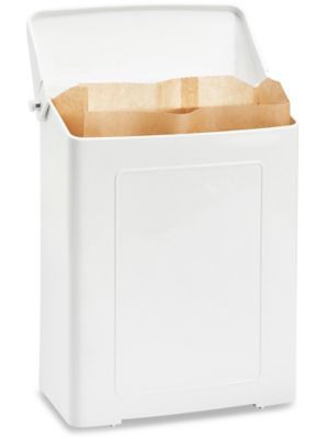Wall Mountable Sanitary Napkin Receptacle - Plastic H-2597