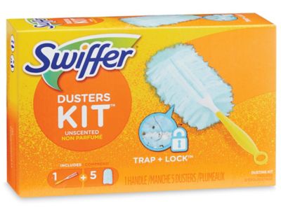 Swiffer Dusters Starter Kit for Cleaning, Kit Includes 1 Handle and 5  Dusters