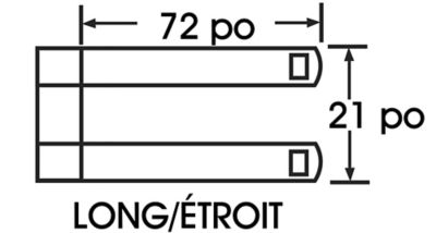 Dimensions du transpalette