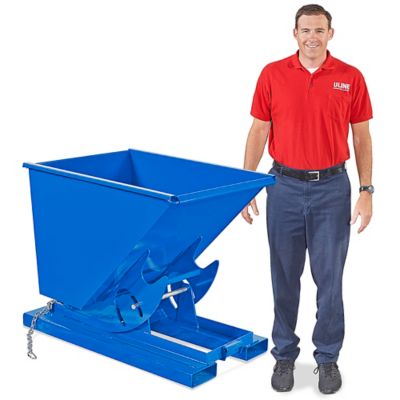 Standard Steel Dumping Hopper - 1/2 Cubic Yard H-2641