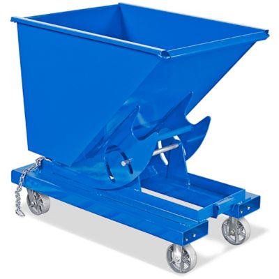 Standard Steel Dumping Hopper - 1/2 Cubic Yard H-2641 - Uline