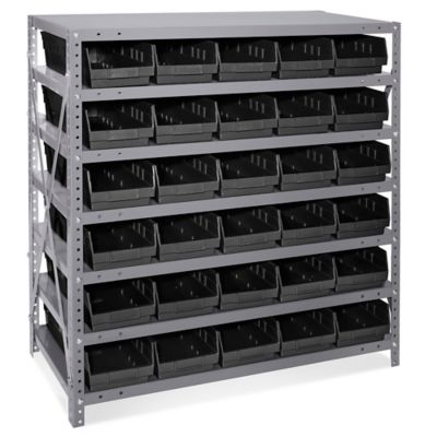 Organizador para Gavetas Gigantes Estibables - 36 x 18 x 72 con Gavetas  Rojas de 17 1/2 x 10 7/8 x 12 1/2 H-9900R - Uline