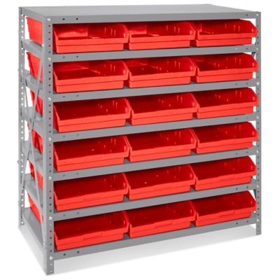 Redmon 7306CLR 6.75 Gal Rolling Bin Storage Organizer, Clear
