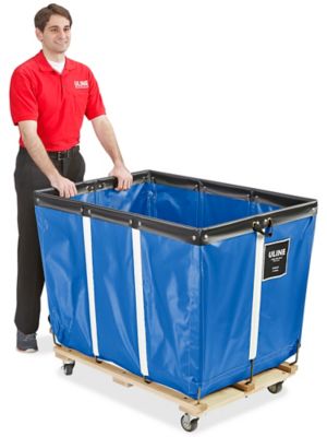 Chariot porte-panier en vinyle – 18 boisseaux
